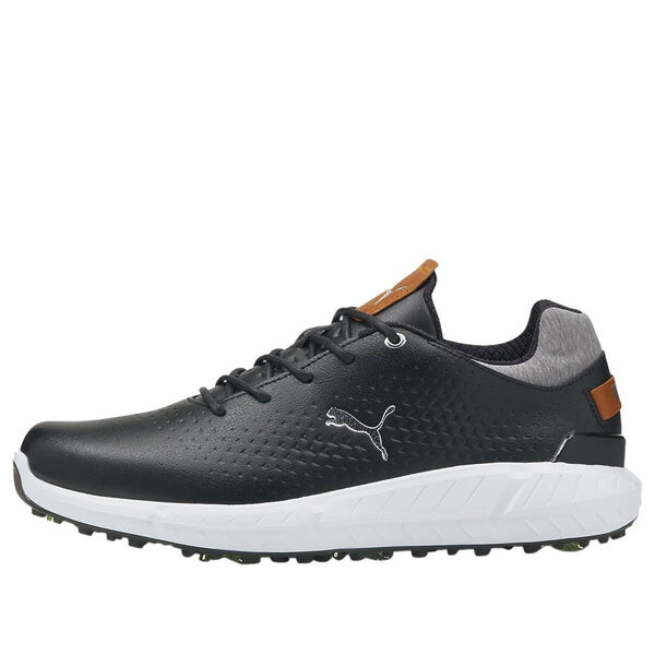

Кроссовки ignite articulate leather 'black white silver' Puma, черный