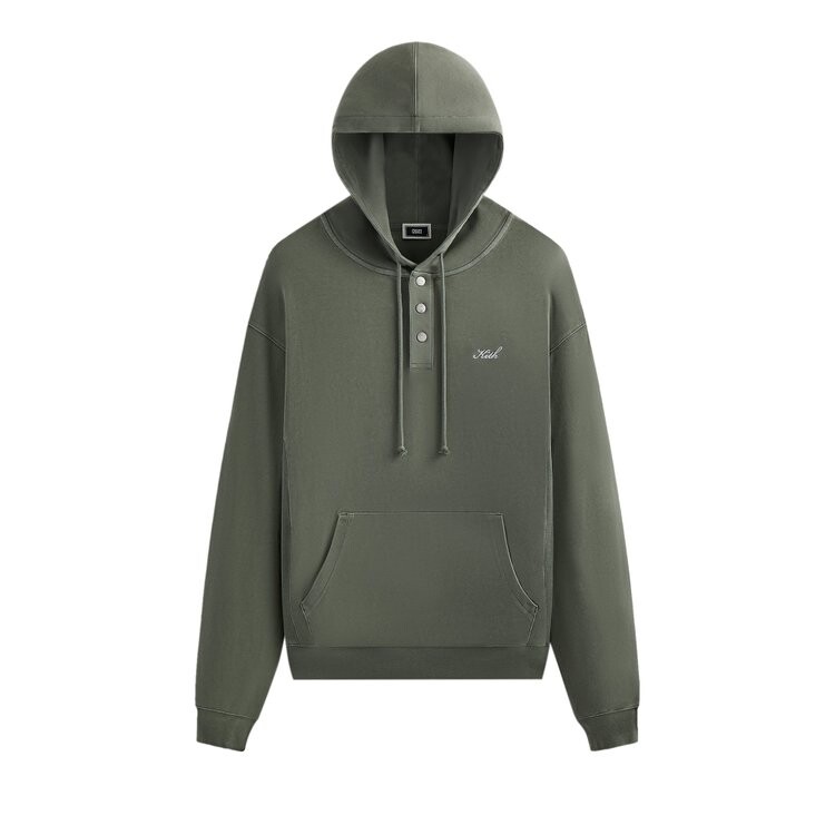 

Худи Kith Crystal Wash Interlock Williams Iv Hoodie, зеленый