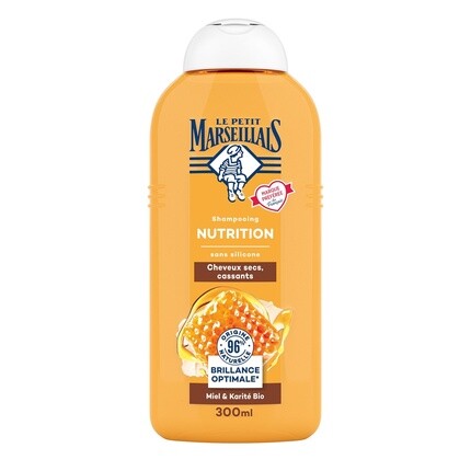 

Le Petit Marseillais Shampoo Nutrition Honey Organic Shea 300 мл Шампунь без силикона