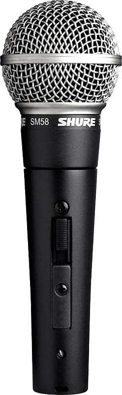 

Динамический вокальный микрофон Shure SM58S Handheld Cardioid Dynamic Microphone with On / Off Switch