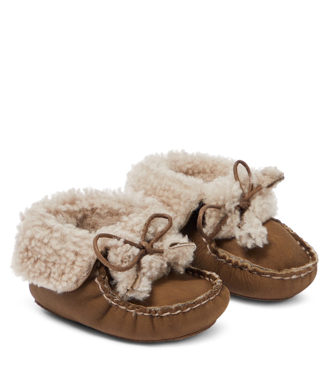 

Туфли из овчины Baby Boule Bonpoint, Chataigne