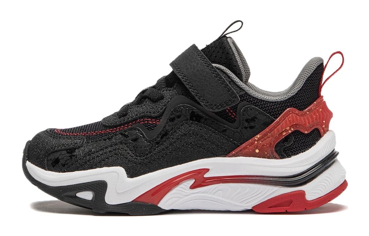 

Кроссовки детские Yunchuan V3 Kids Low-top черные/красные киноварь Lining Young