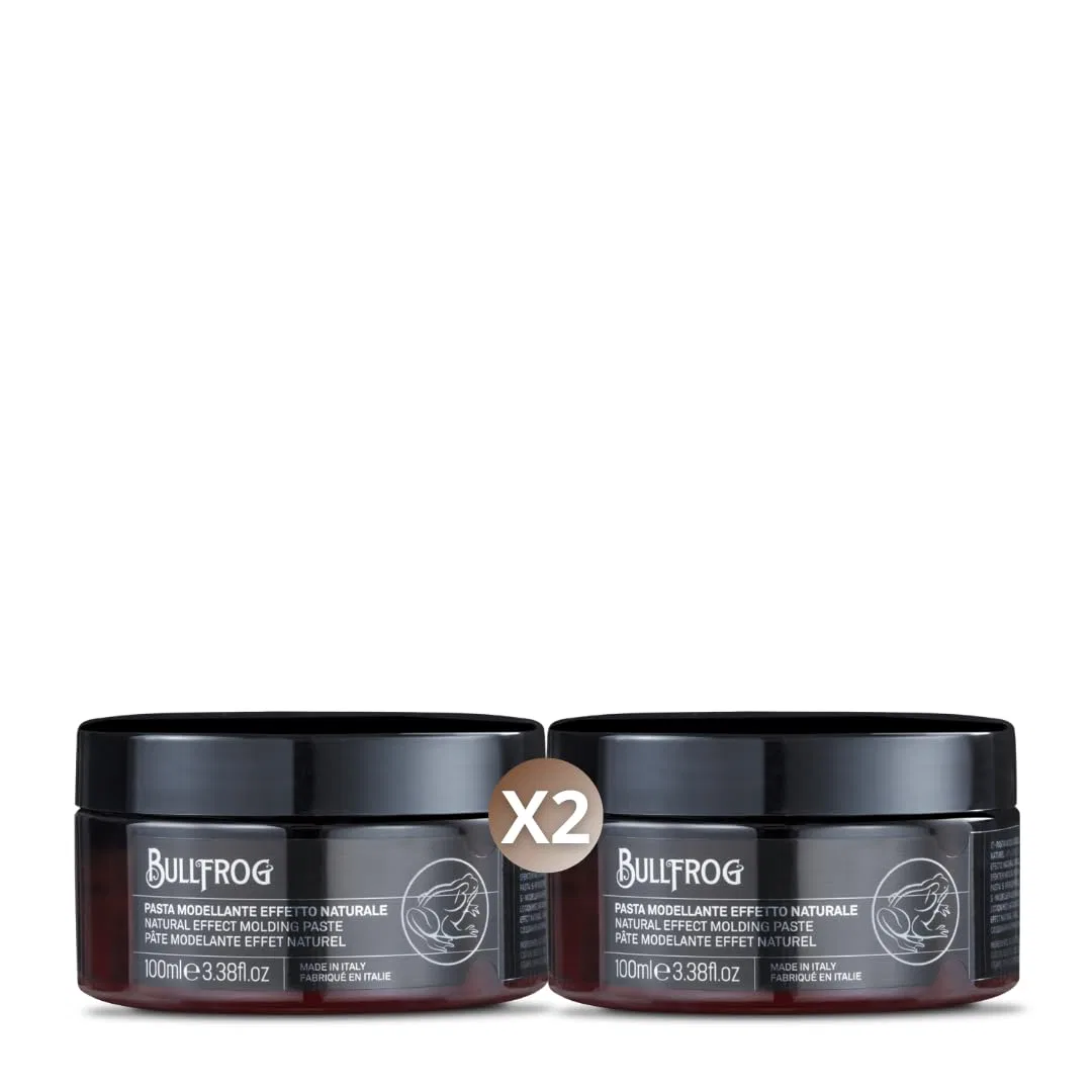 Моделирующая паста для волос Bullfrog Natural Effect Multipack 2 x 100 мл Bullfrog
