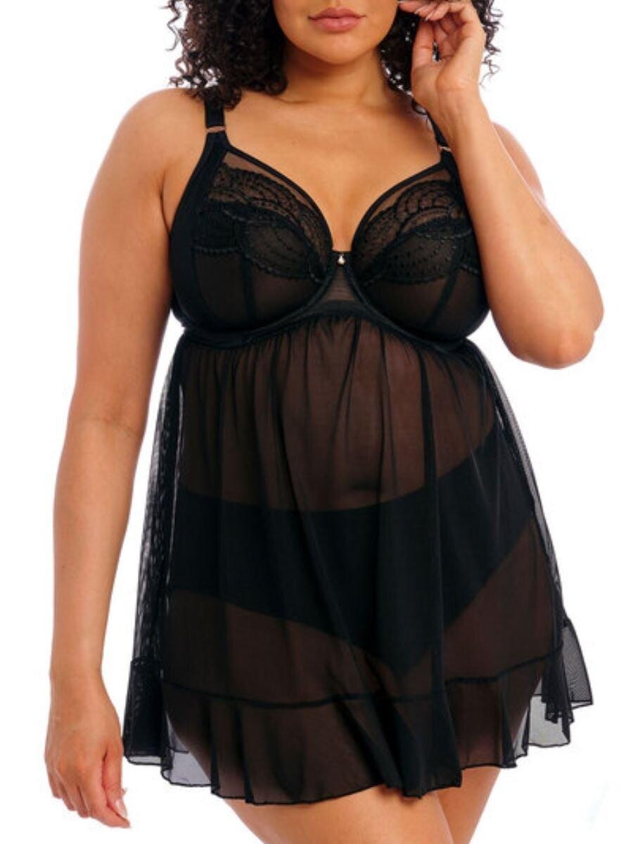 

Babydoll Priya на косточках Elomi, черный