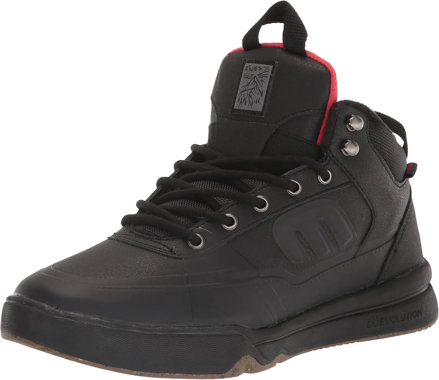 Мужские зимние скейтбордистские кроссовки Etnies Jermey Jones средней высоты, черный