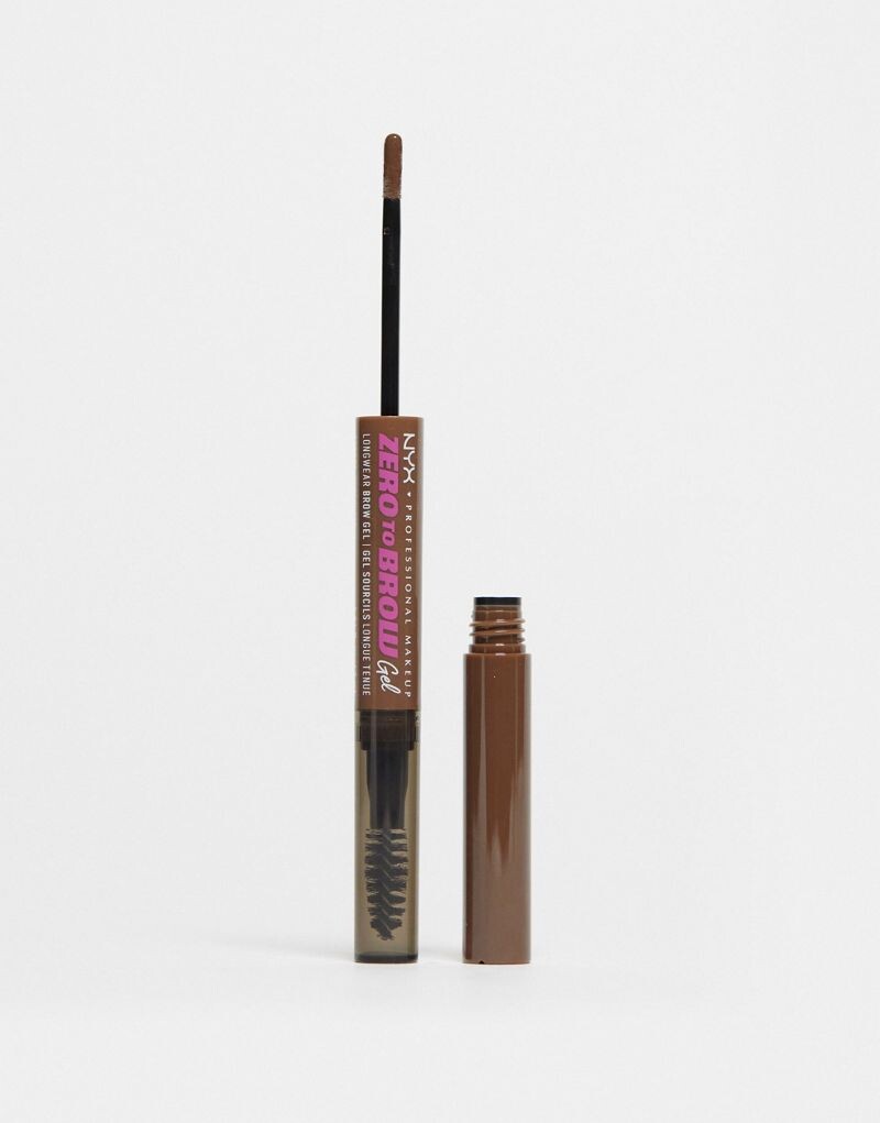 

NYX Professional Makeup Zero To Brow Longwear Веганский тонирующий гель для бровей — шоколадный, Chocolate