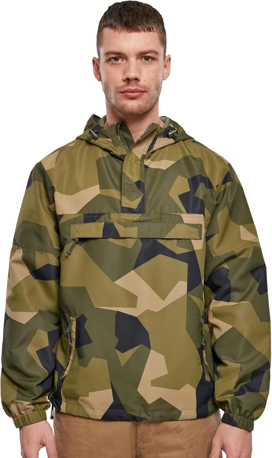 Ветровка мужская Brandit, Swedish Camo M90