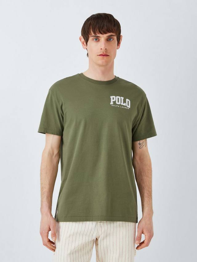 

Хлопчатобумажная футболка с логотипом polo Ralph Lauren, цвет Tree Green