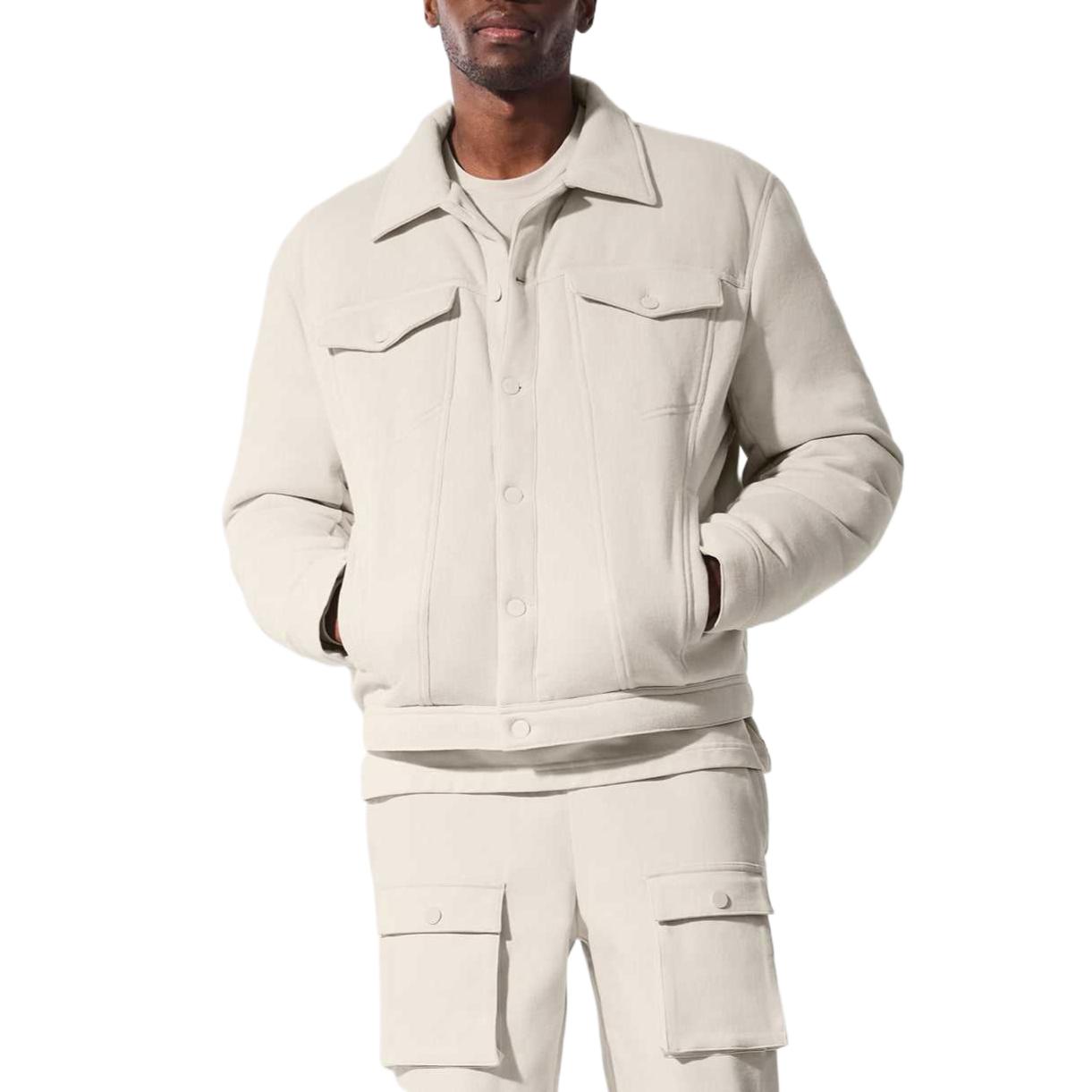 

Мужские пиджаки с лацканами, средней кроя, другие Alo Yoga, bone белый/bone