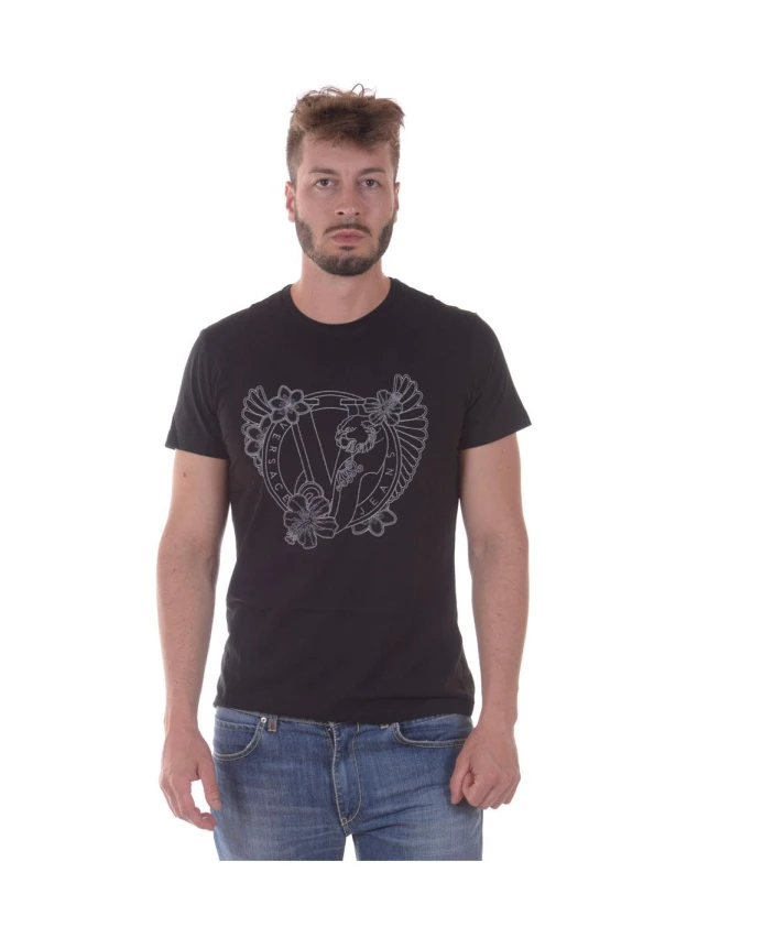 

Толстовка из джерси, футболка «Плутон» Versace Jeans Couture, черный