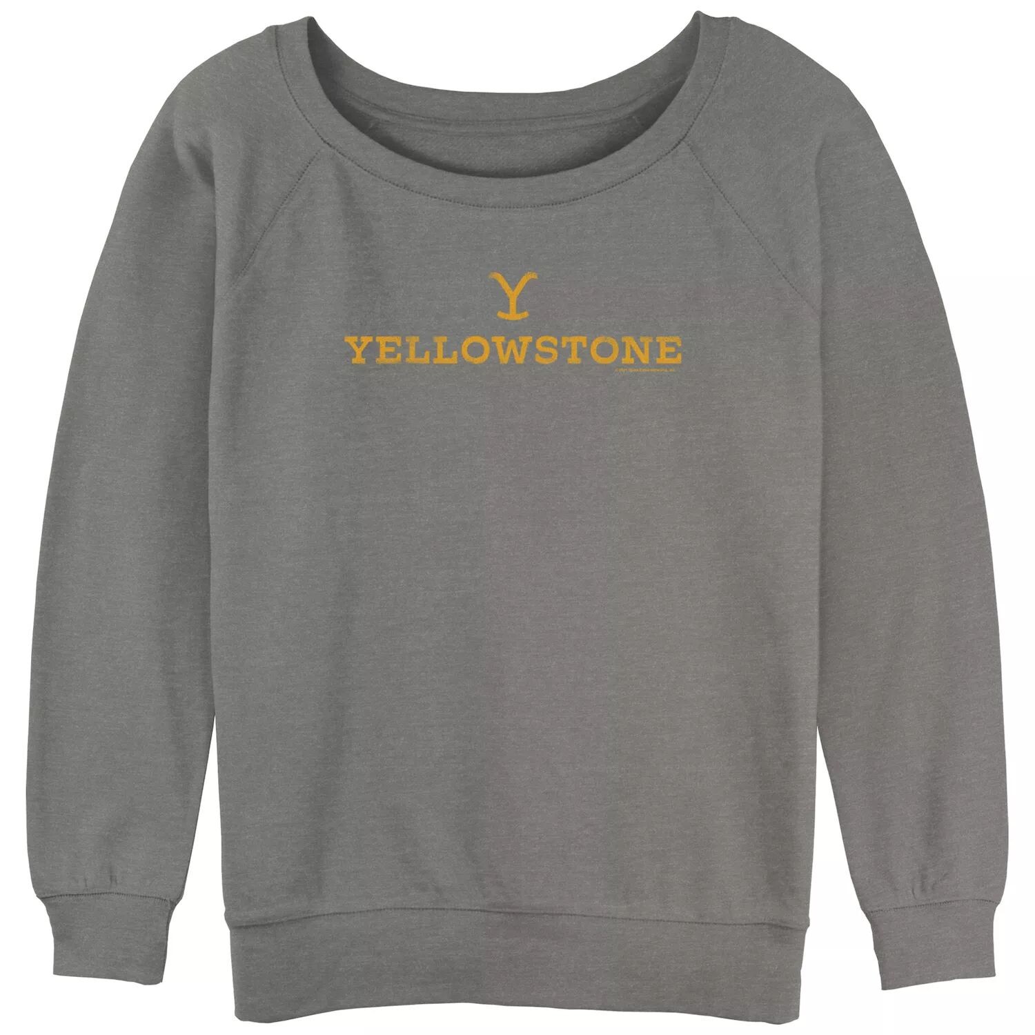 Пуловер с напуском из махровой ткани с логотипом Yellowstone C1 для юниоров Licensed Character
