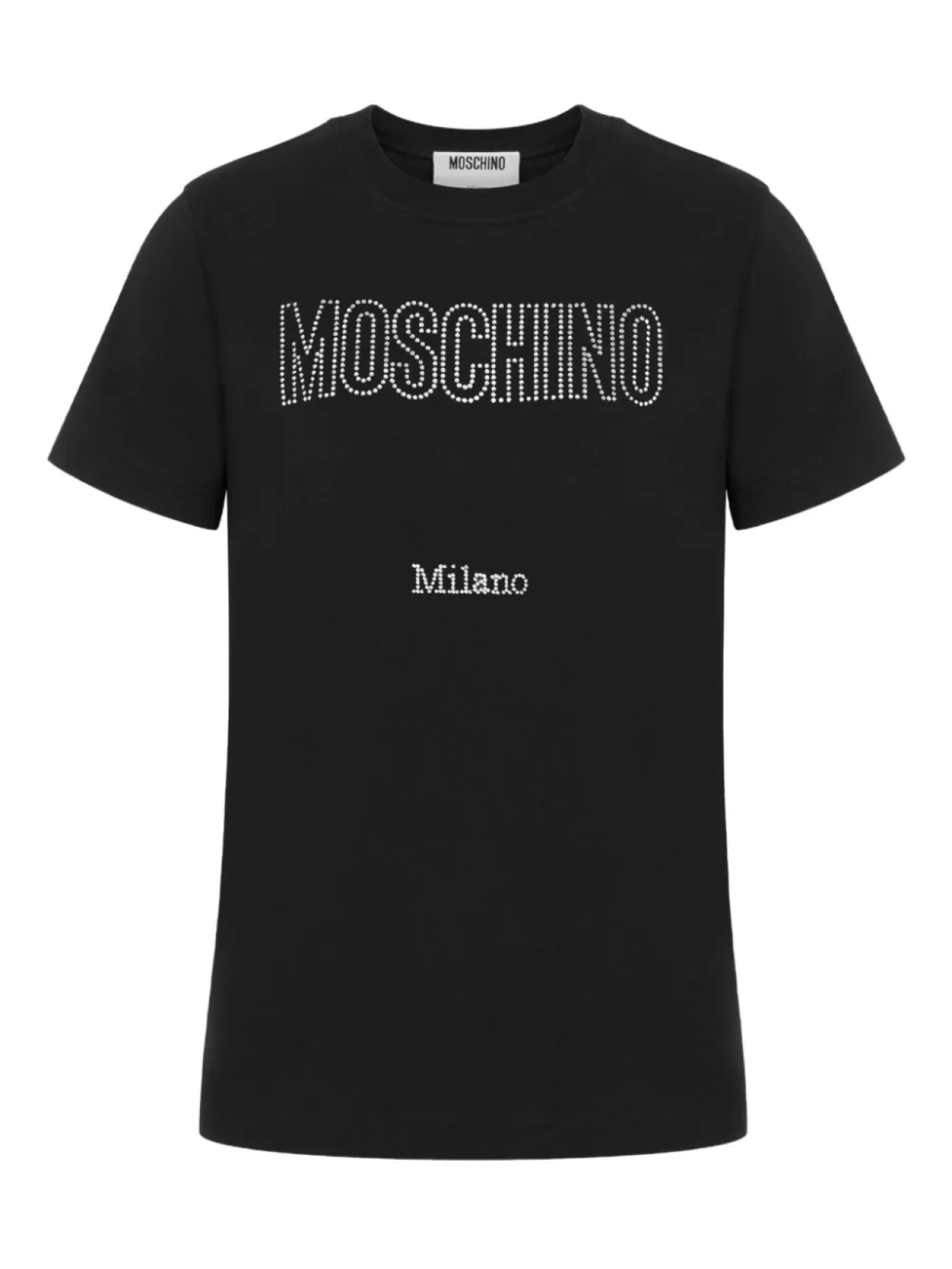 

Moschino декорированная футболка, черный
