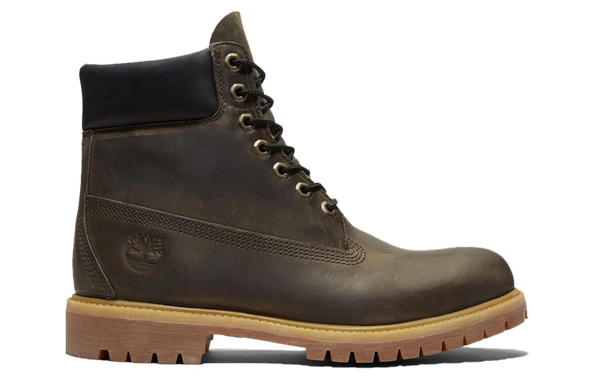 Мужские уличные ботинки Timberland с логотипом бренда, черный/коричневый — фото 2