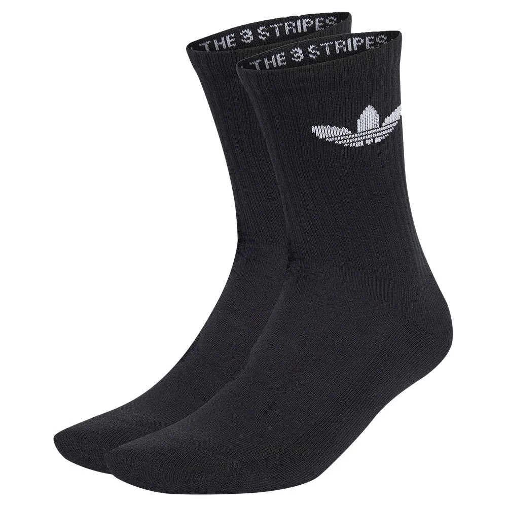 

Носки adidas Originals Trefoil Cushion crew 3 pairs, черный