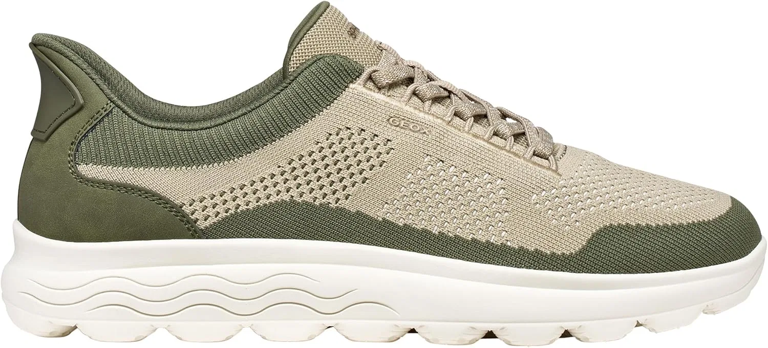 Мужские кроссовки Geox U Spherica Plus E, Olive Sand — фото 2
