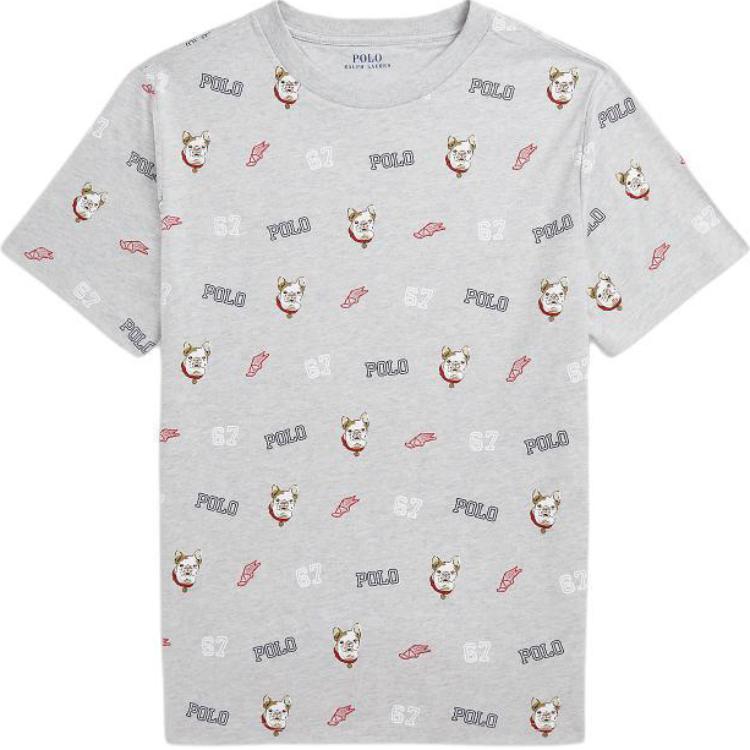 

Детская футболка Polo Ralph Lauren, серый