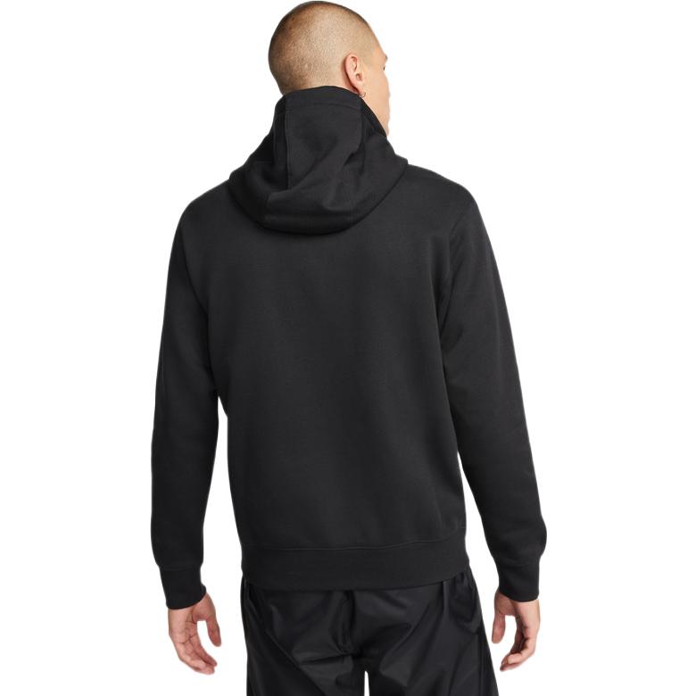 Худи Nike Club Fleece Logo, черный — фото 2