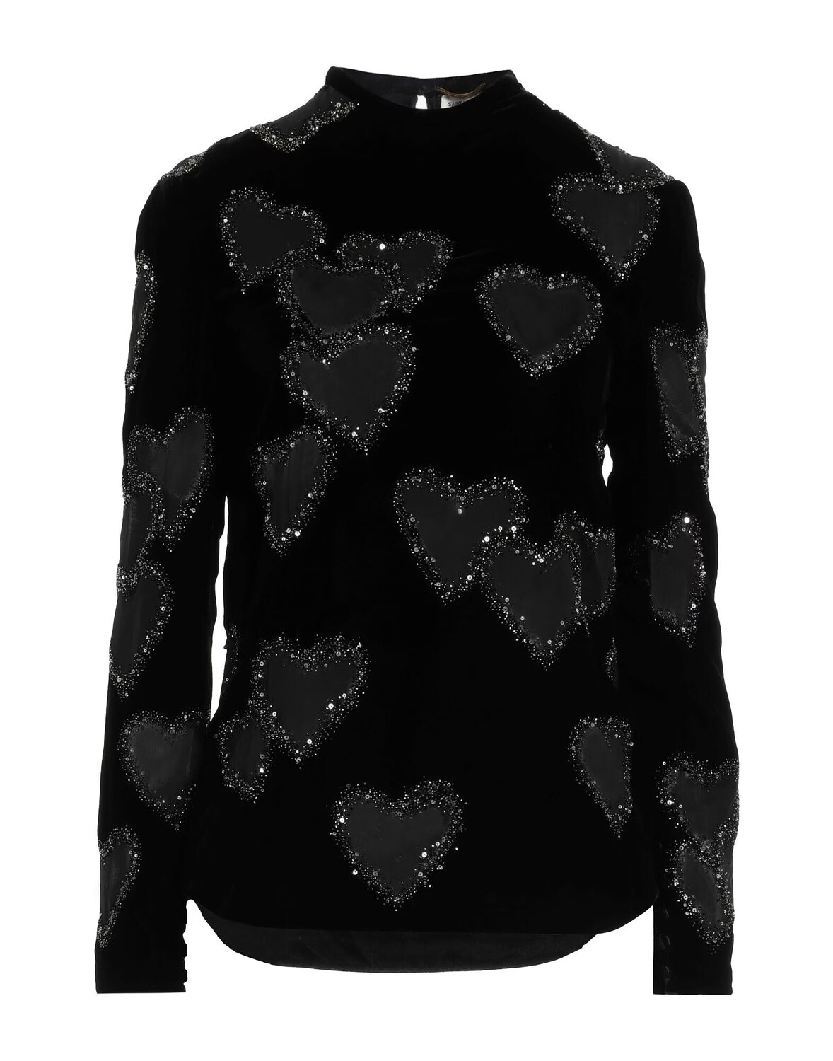

Топ Saint Laurent, черный