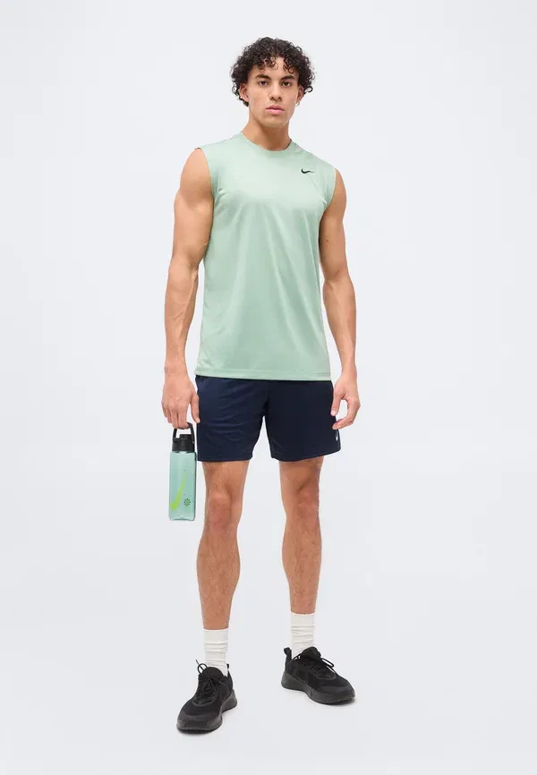Шорты спортивные Nike Performance Flex, цвет обсидиан/белый — фото 2