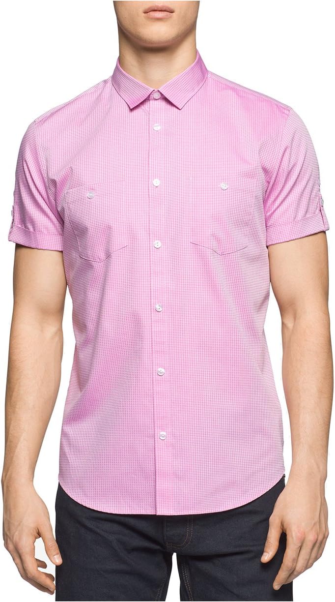 

Мужская футболка Calvin Klein из джерси с V-образным вырезом, Deep Magenta, Розовый, Мужская футболка Calvin Klein из джерси с V-образным вырезом, Deep Magenta