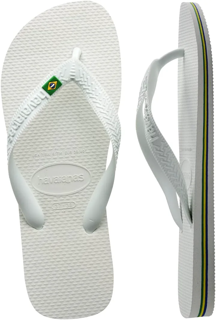 Мужские вьетнамки Havaianas Brazil, белый — фото 3