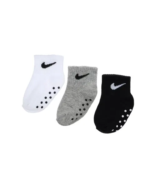 Носки Nike с логотипом Swoosh, 3 пары, серые