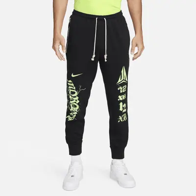 

Брюки Nike Ja Standard Issue, цвет Black/Lime Blast