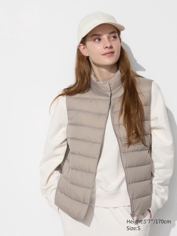 

Сверхлегкий пуховый жилет Uniqlo, серый
