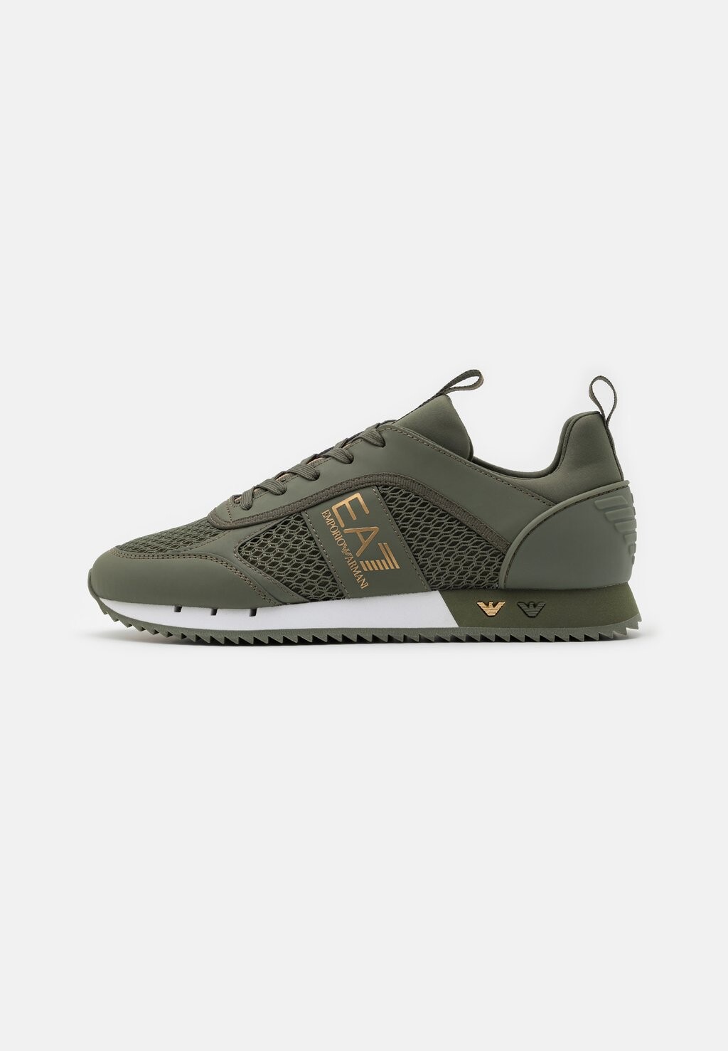 

Низкие кроссовки Laces Unisex EA7 Emporio Armani, цвет beetle/gold