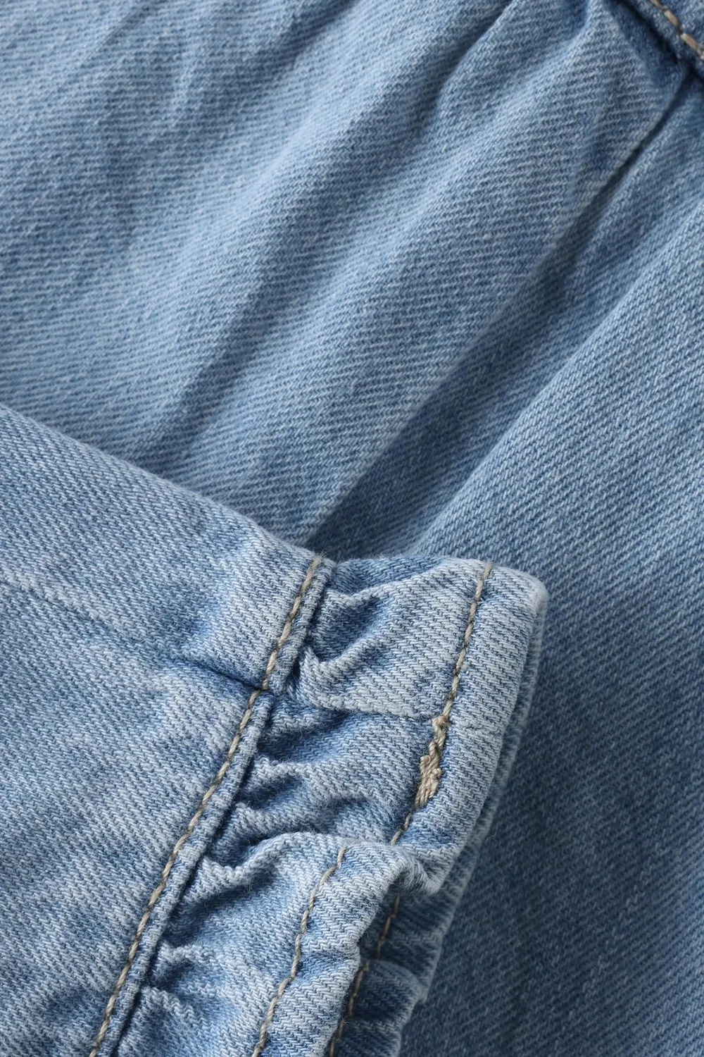Штаны прямого кроя из денима Noppies, light blue denim — фото 3