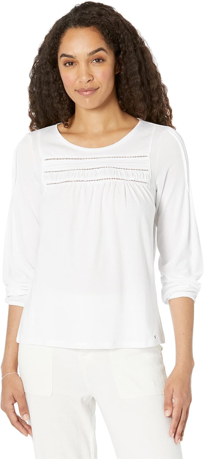 Женский топ Tommy Hilfiger со складками, White