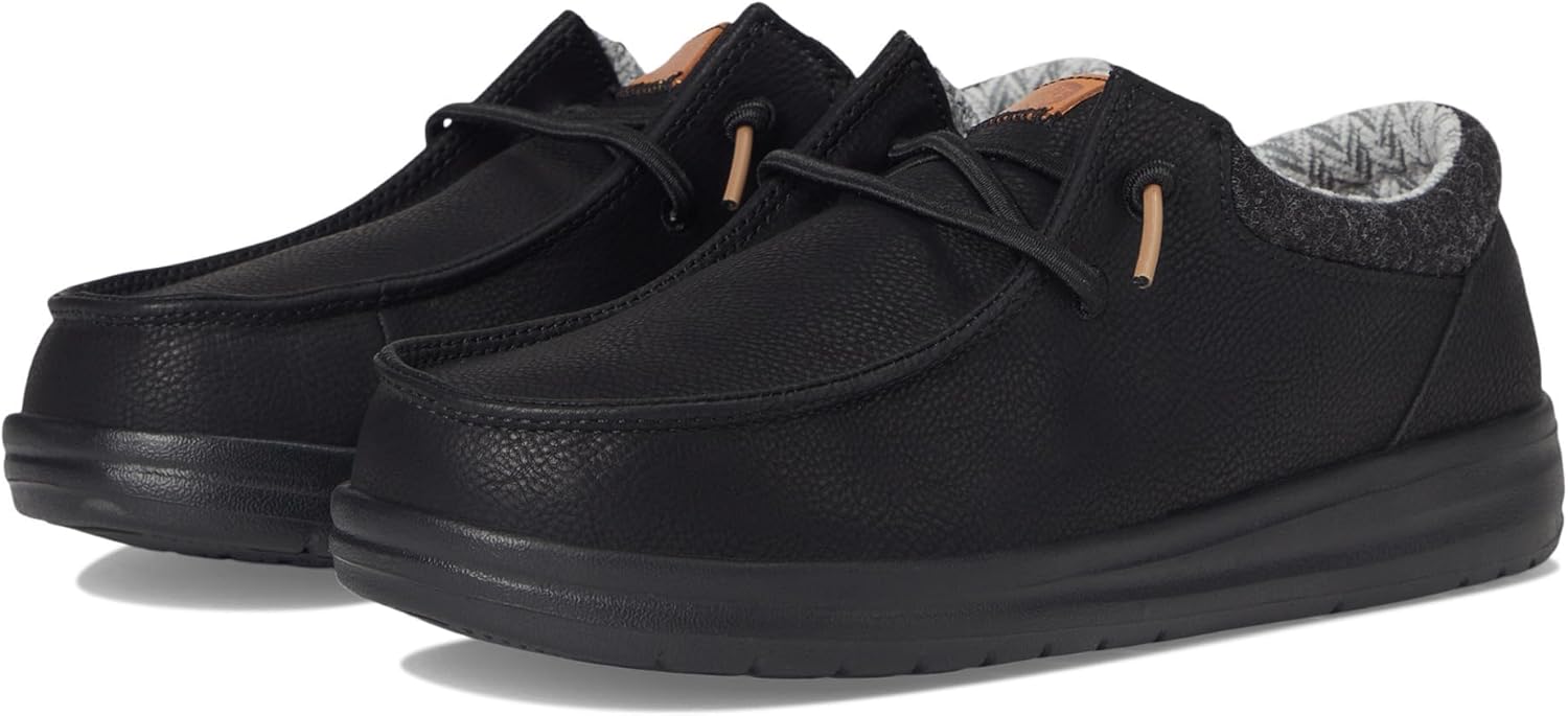 

Кроссовки Hey Dude Mens Paul Classic (Toddler) Heydude, черный