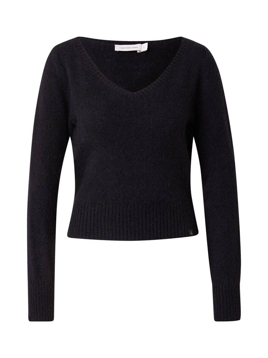 

Тонкий вязаный свитер Calvin Klein Jeans Sweater, черный