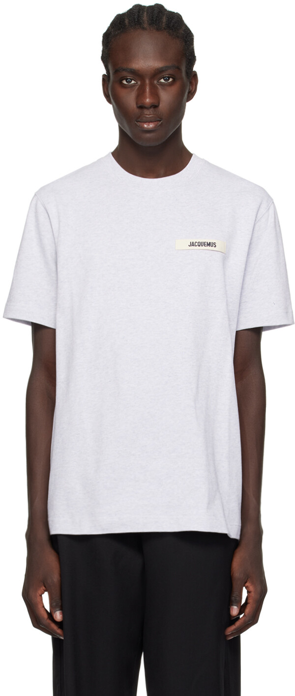 

Серый Футболка Les Classiques 'Le Gros Grain' JACQUEMUS