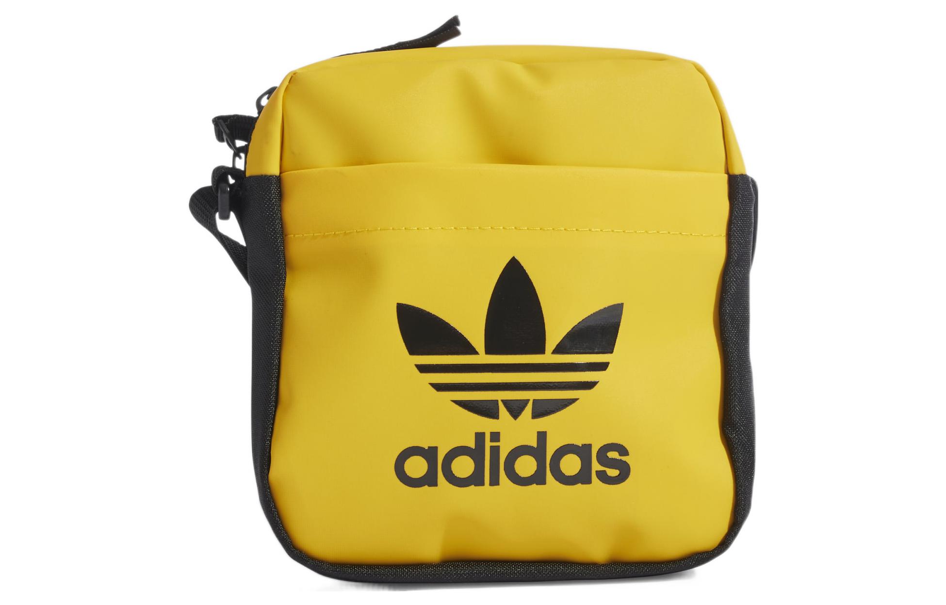 

Adidas Originals Полиэстеровая наплечная сумка через плечо унисекс желтая