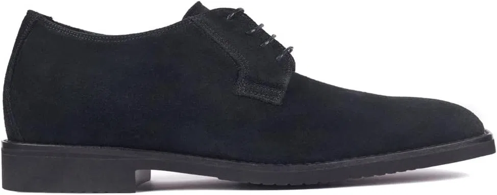 Мужские туфли MASALTOS Lift Shoes с невидимым каблуком, увеличивающие рост до 7 см. Модель Lawson, Black — фото 2