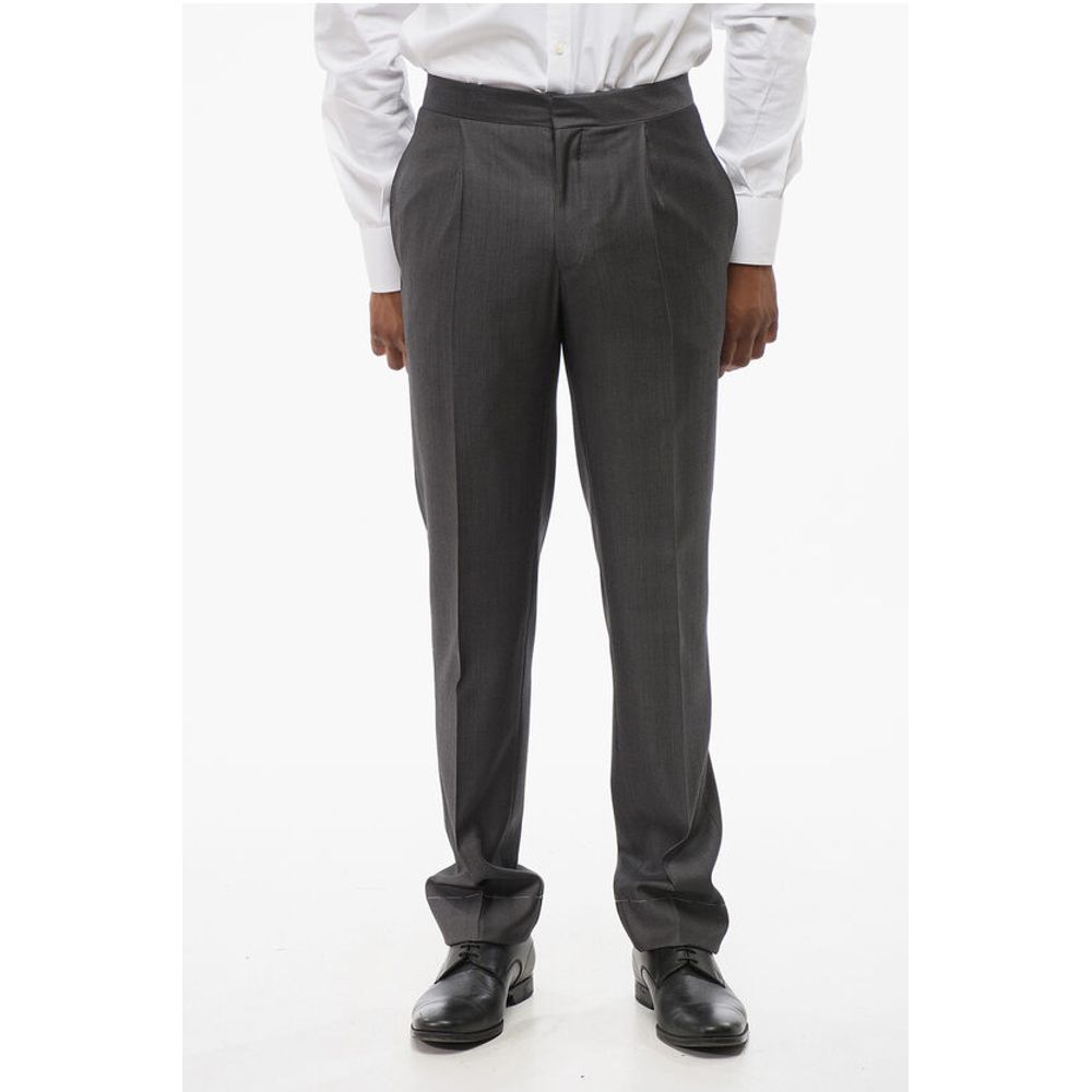 

Брюки MANTUA Virgin Wool в тонкую полоску Corneliani, Gray