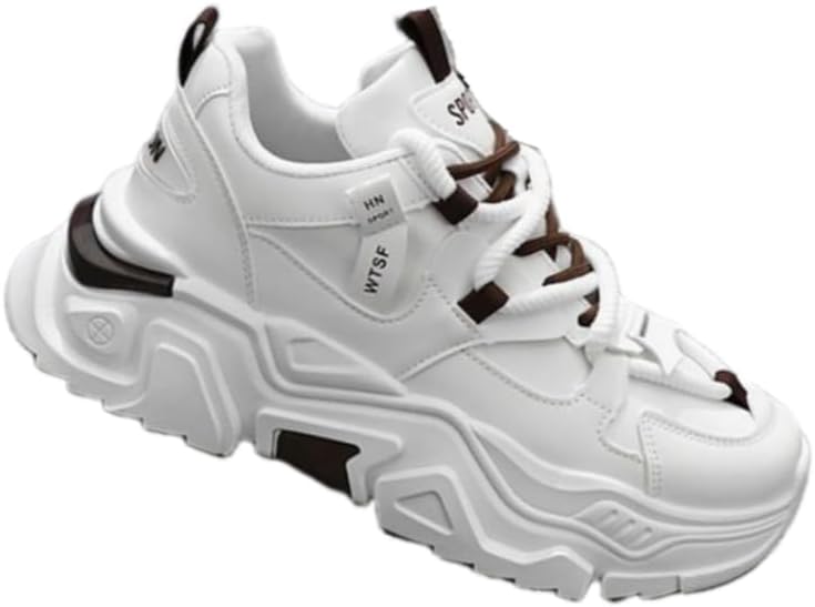 

Мужские спортивные кроссовки на толстой подошве с хорошей вентиляцией- легкая амортизация, модный и повседневный стиль, комфорт в течение всего дня Hoalox, белый