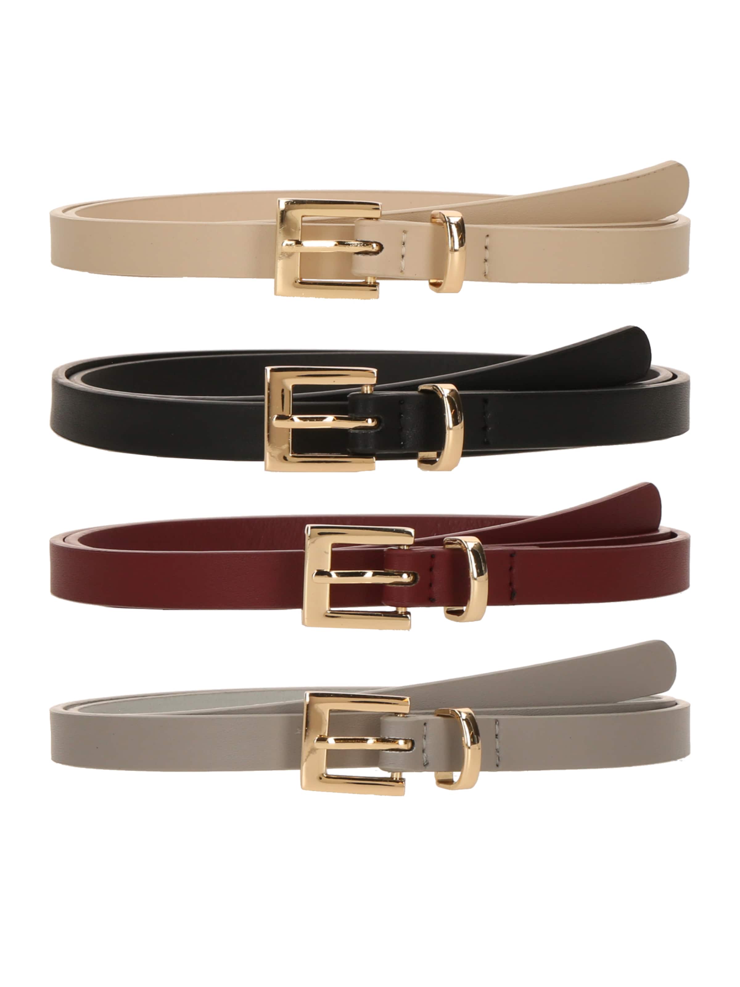 

Studioselect Ремень в цветах Grey, Taupe, Burgundy, Black