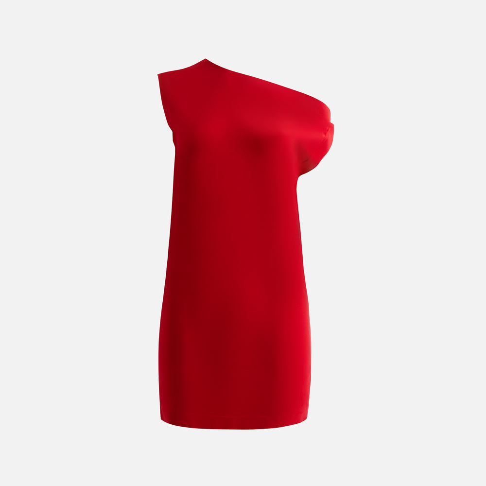 

Платье Norma Kamali Drop Shoulder Mini Dress, цвет Tiger Red