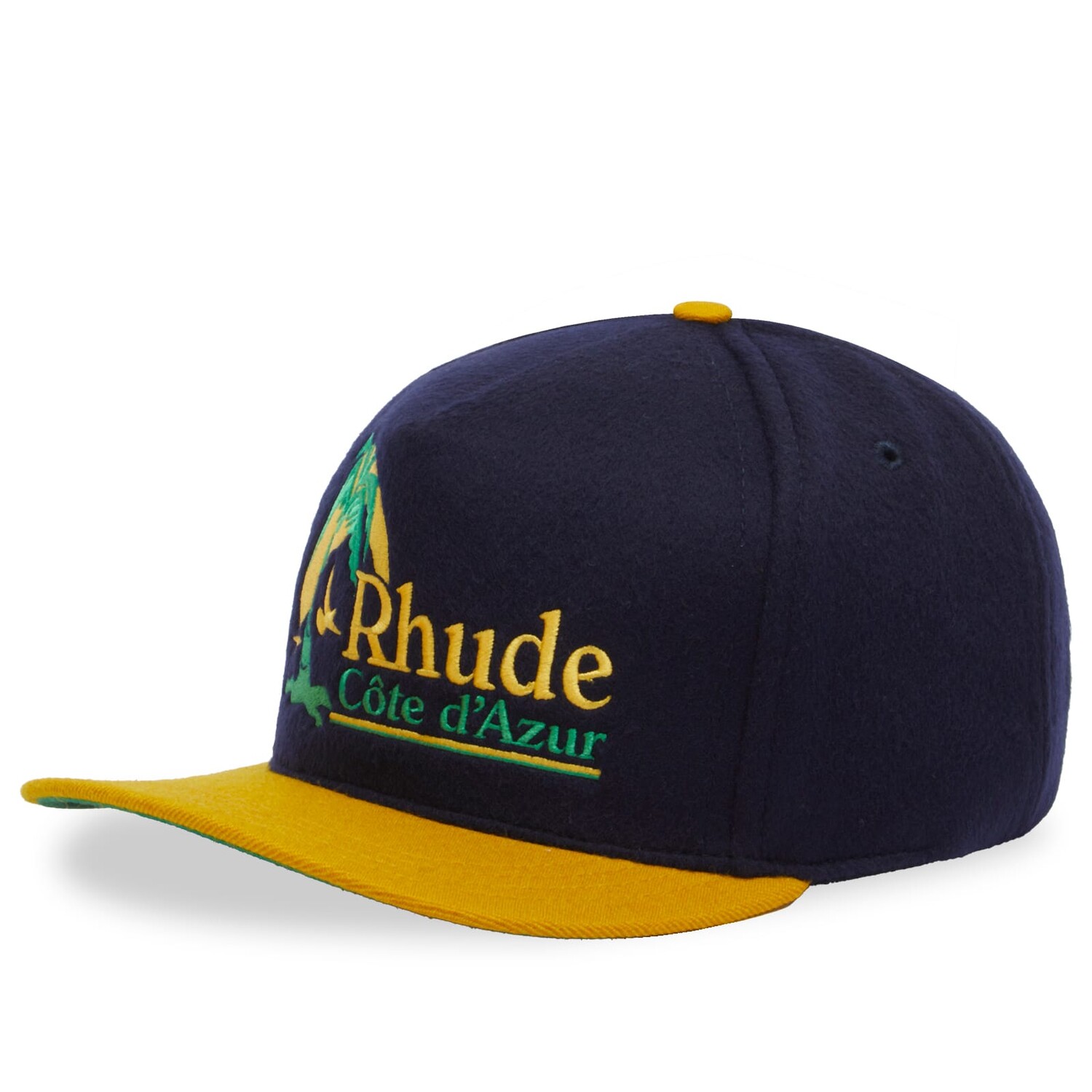 

Бейсболка Rhude Azur Coast Cap, цвет Navy & Yellow