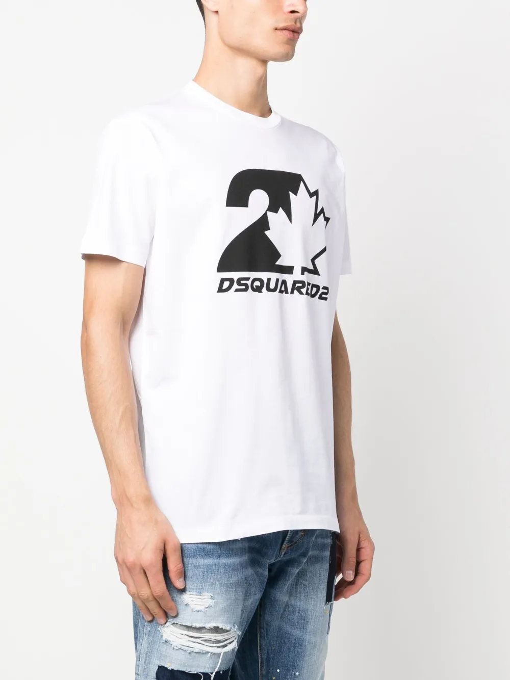 

Футболка с логотипом DSQUARED2, белый