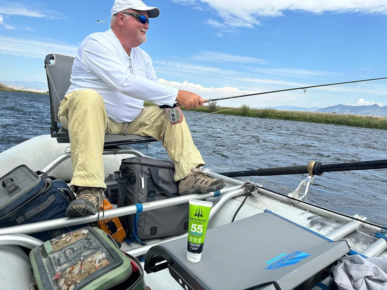 Солнцезащитный крем Waterman's HYDRO Lite SPF 55, 3.4 унции, без отдушки — фото 3