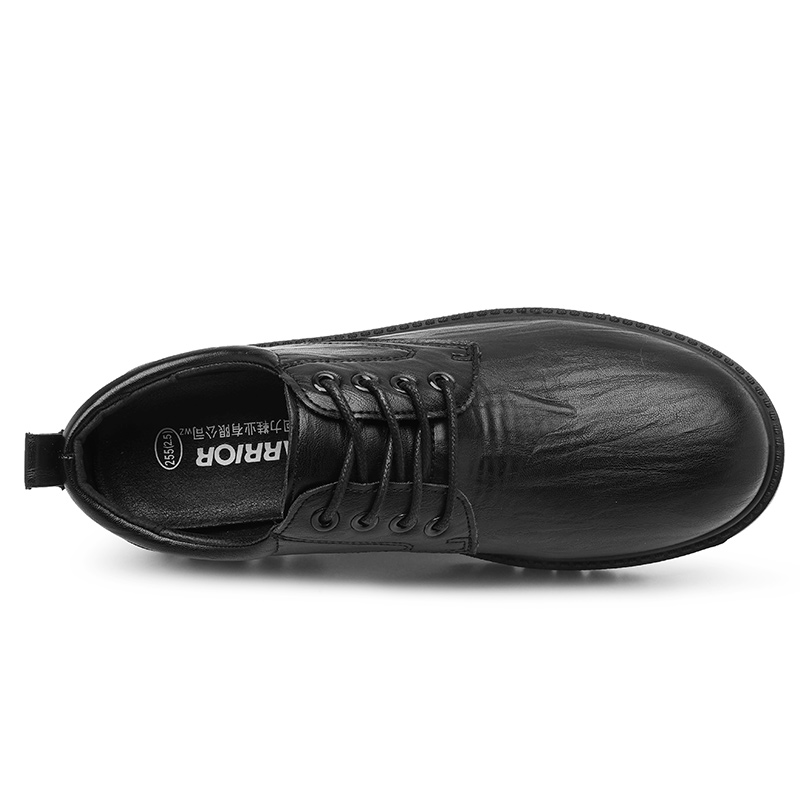 Кожаные повседневные туфли мужские Synthetic Leather WARRIOR, черный — фото 4