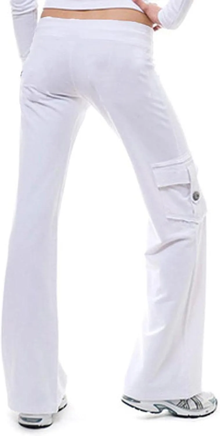 Эластичные брюки с низкой посадкой для женщин Slim Fit с кулиской и прямыми штанинами — фото 3