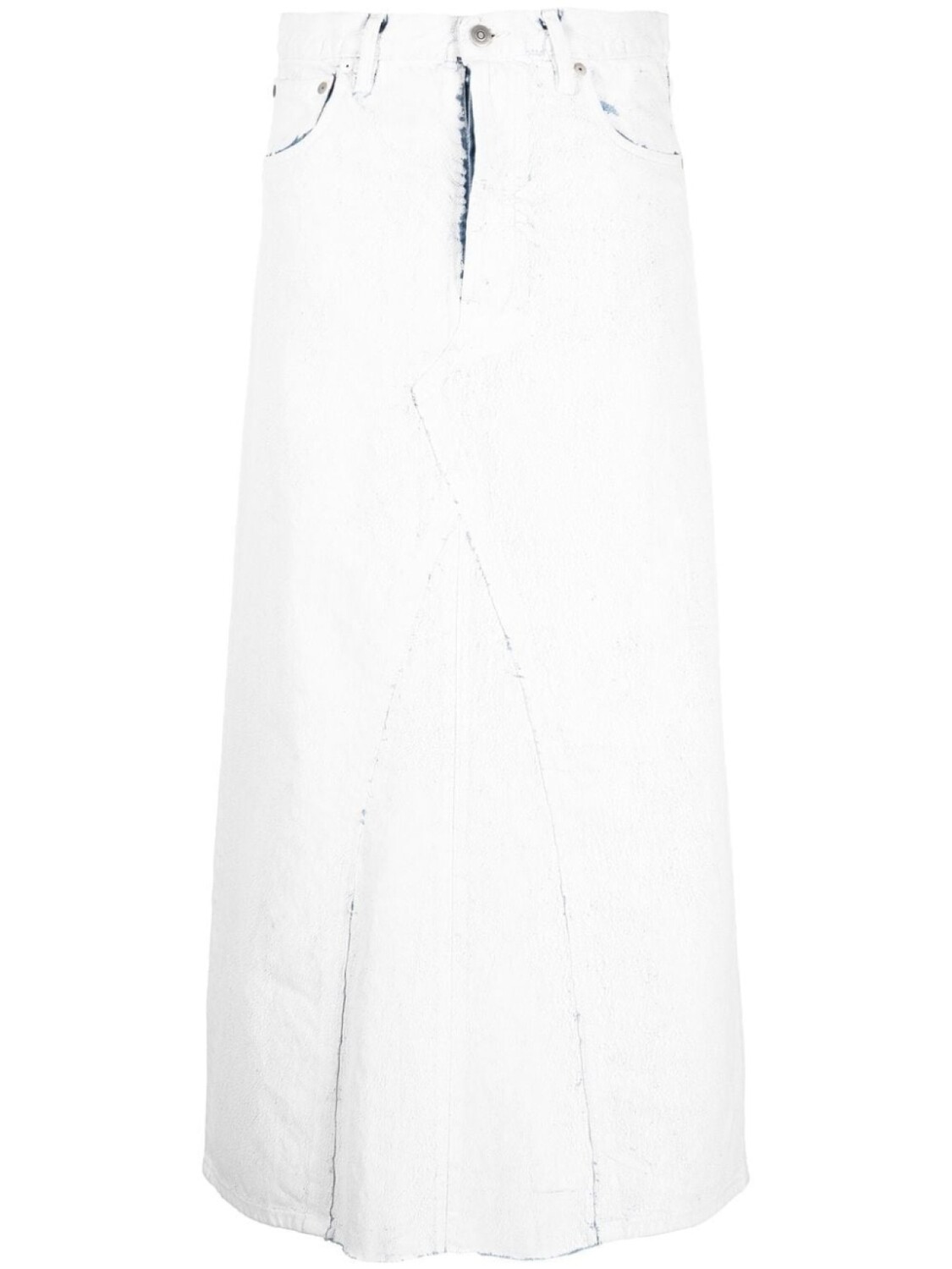

Maison Margiela джинсовая юбка с завышенной талией, белый