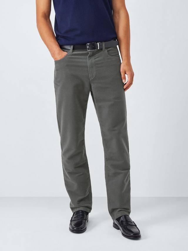 

Джинсы из хлопка Moleskin John Lewis, Asphalt