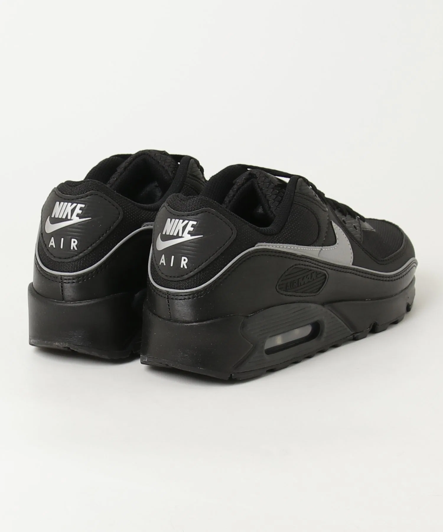 Мужские кроссовки NIKE Air Max 90 Premium чёрные — фото 2