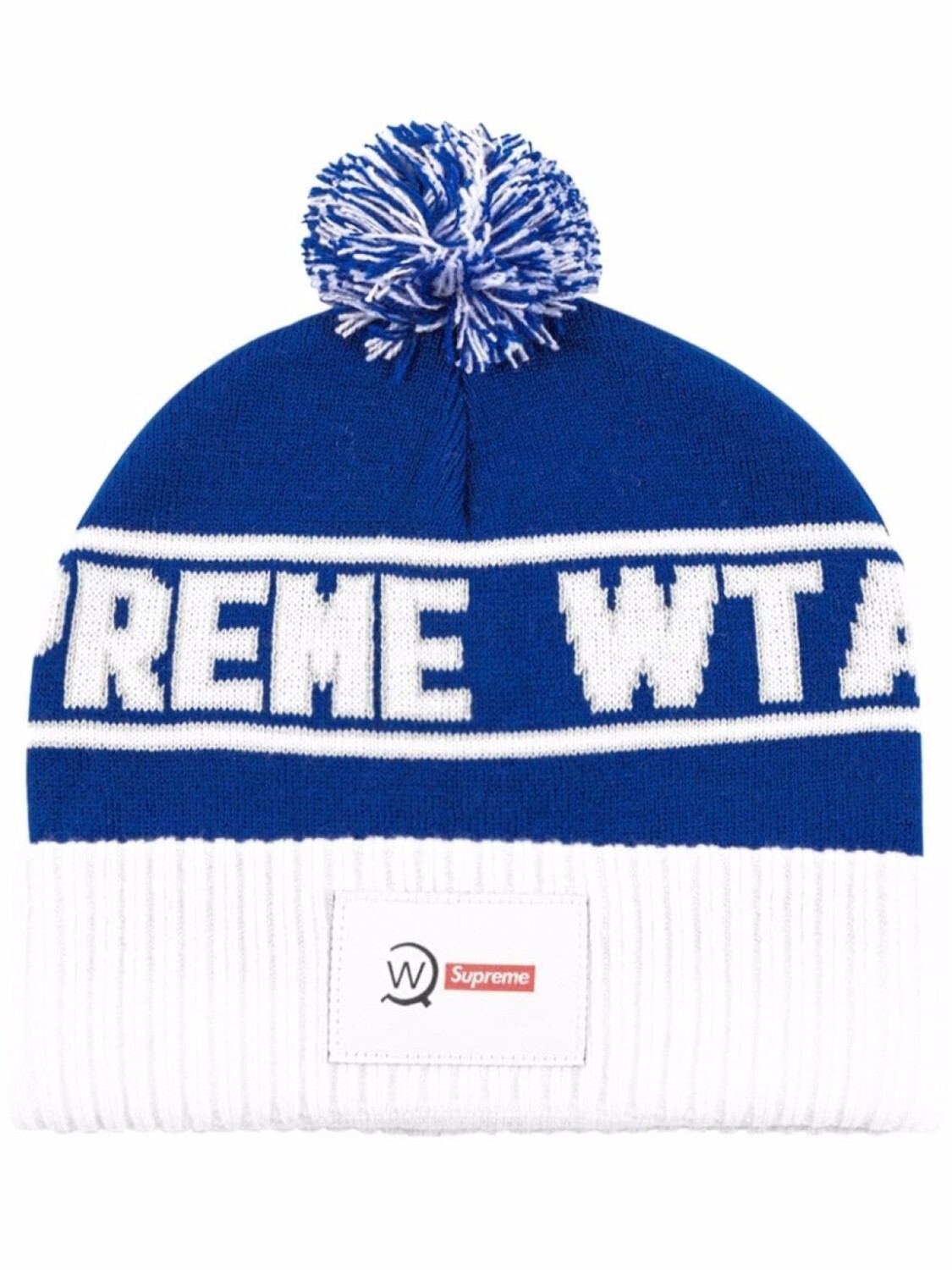 

Шапка бини из коллаборации с WTAPS Supreme, белый