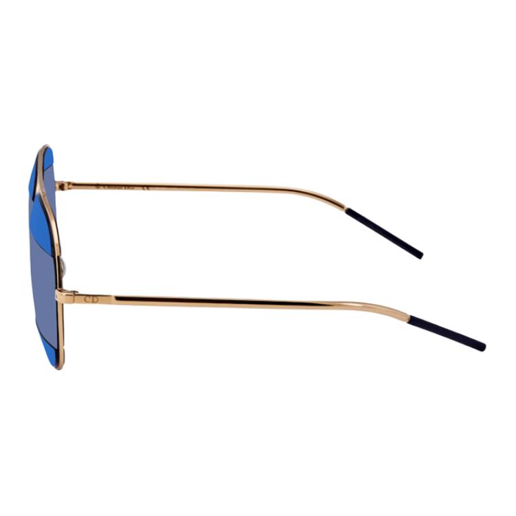Авиаторские солнцезащитные очки Metal Unisex Gold DIOR — фото 4